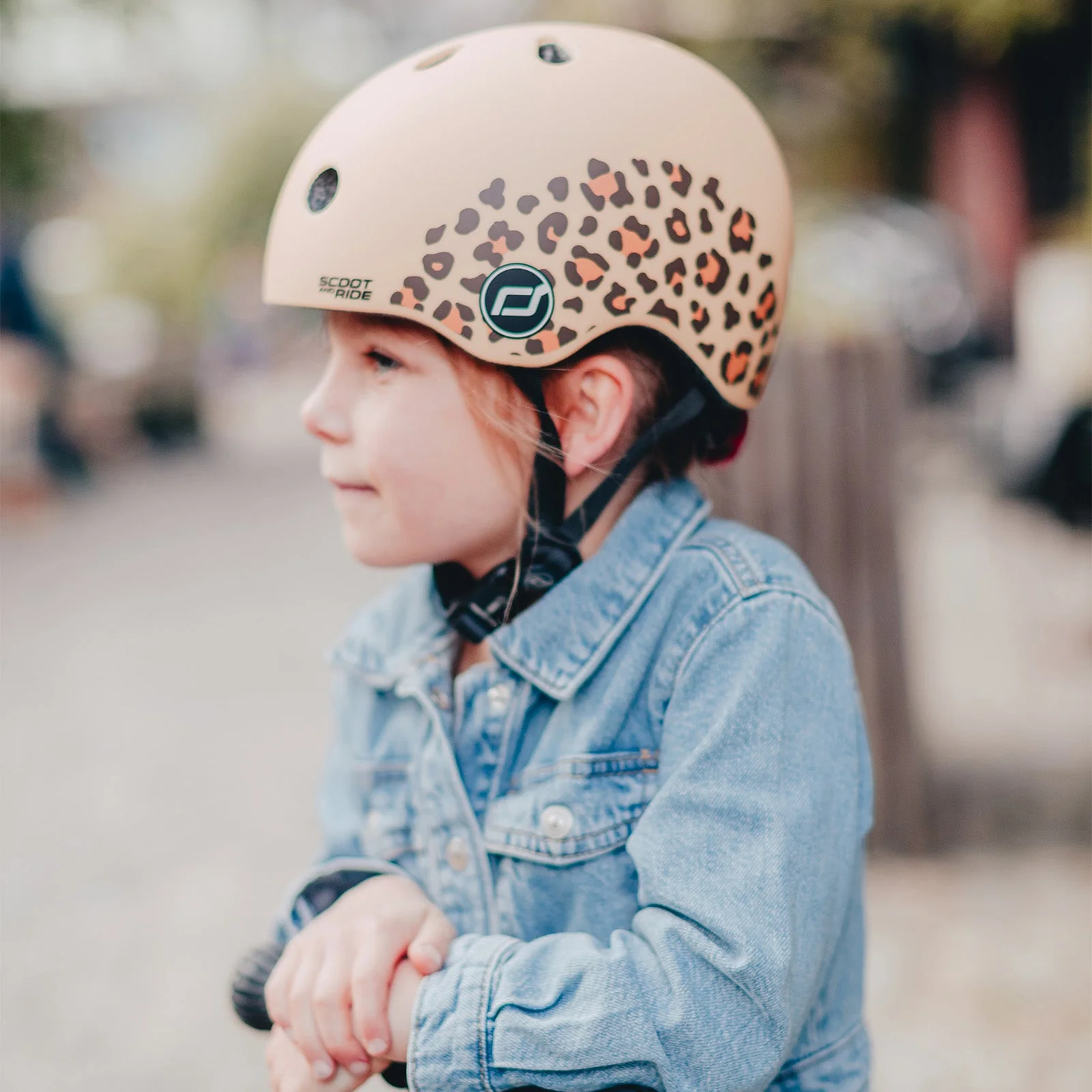 Scoot & Ride Helmet - Leopard