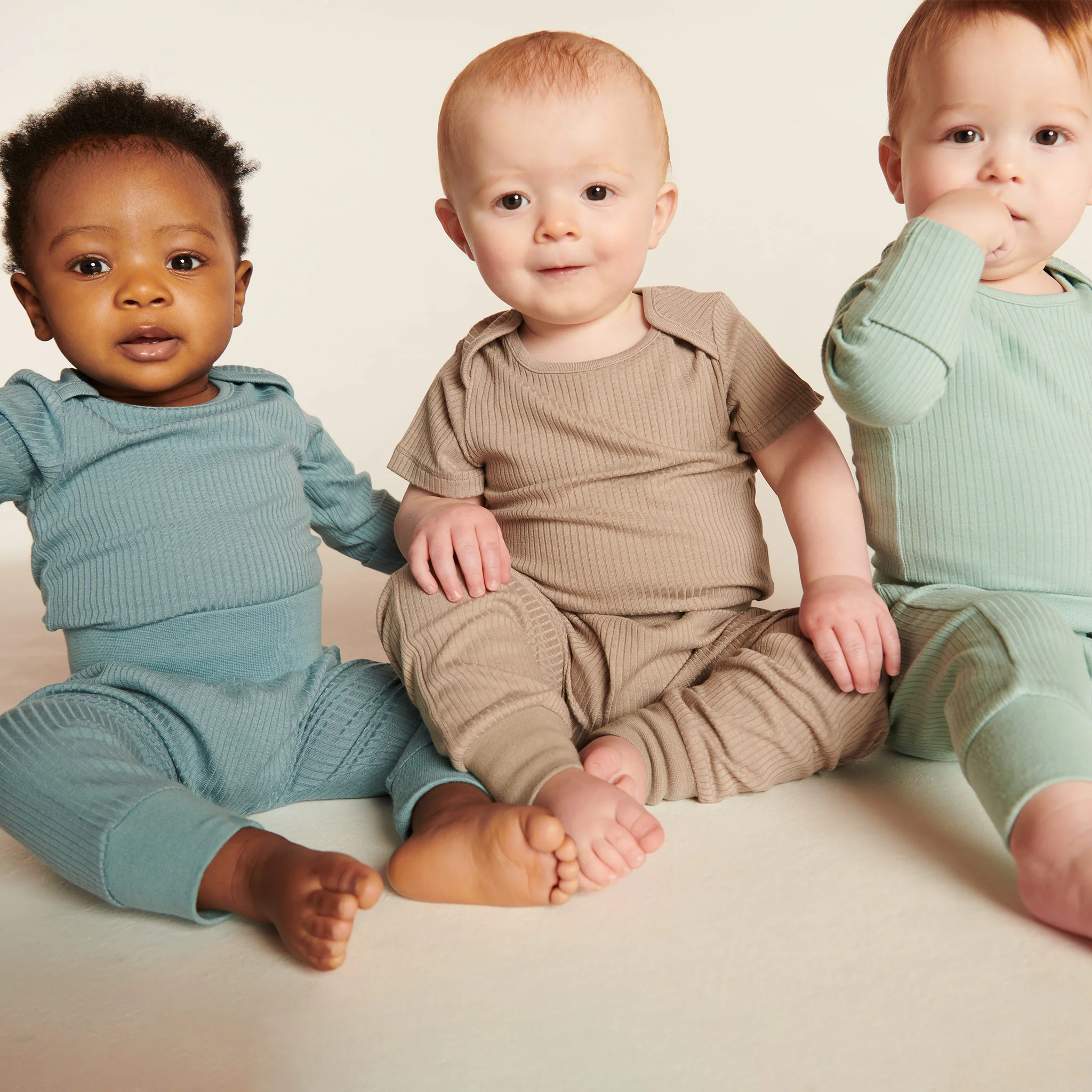 Short Sleeve Bodysuit & Ribbed Joggers 2 Pack - Image 3