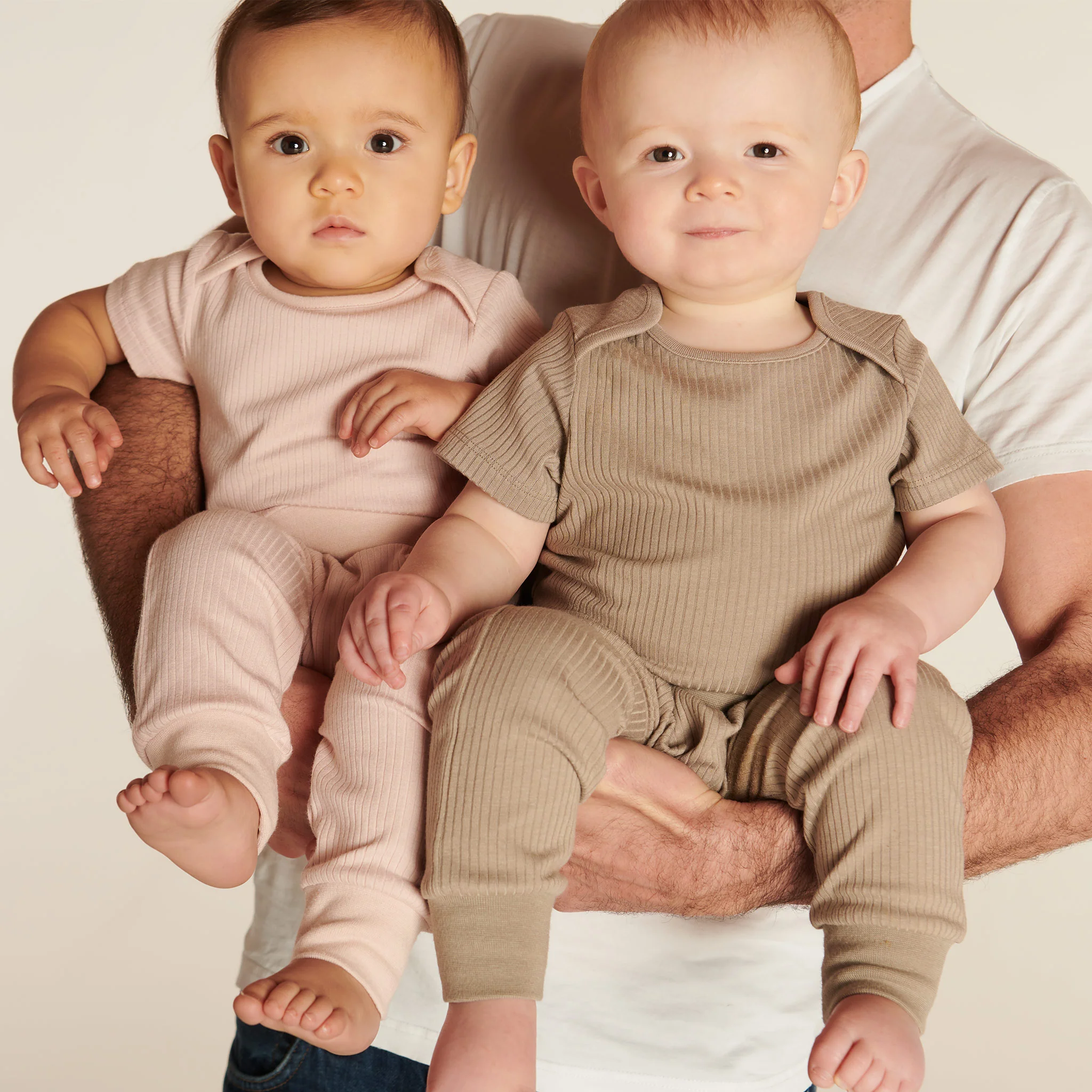 Short Sleeve Bodysuit & Ribbed Joggers 2 Pack - Image 4