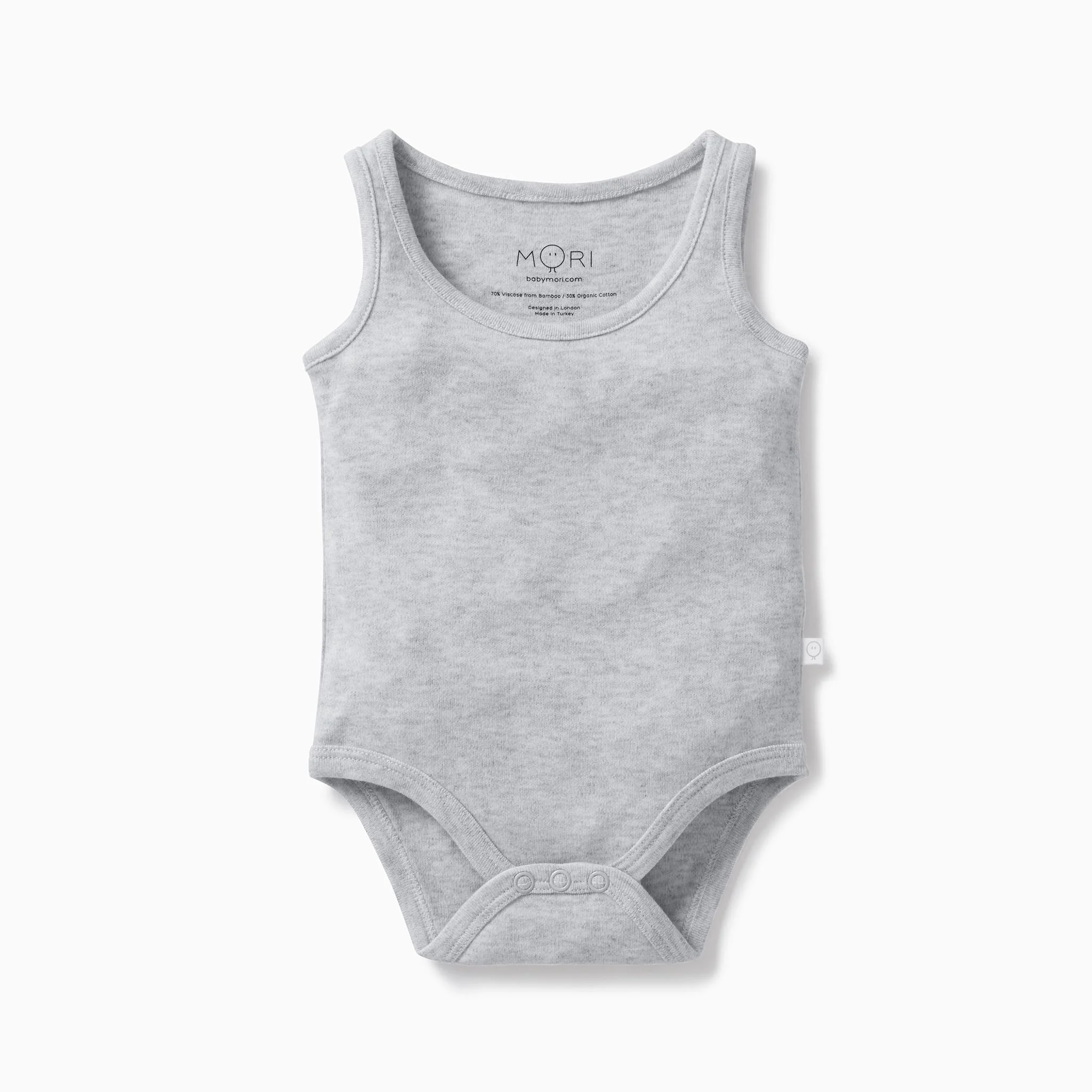 Sleeveless Bodysuit - Grey