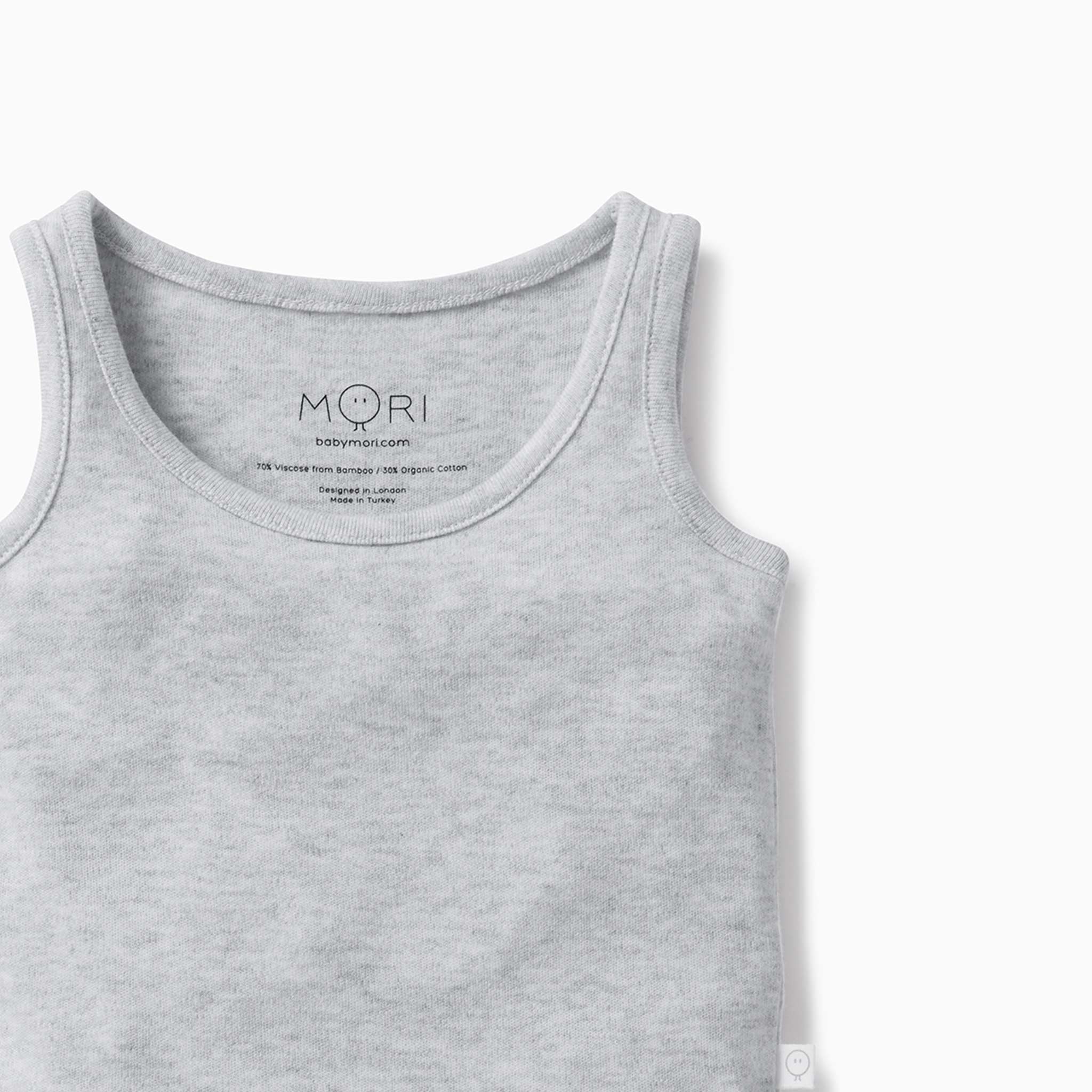 Sleeveless Bodysuit - Grey - Image 2