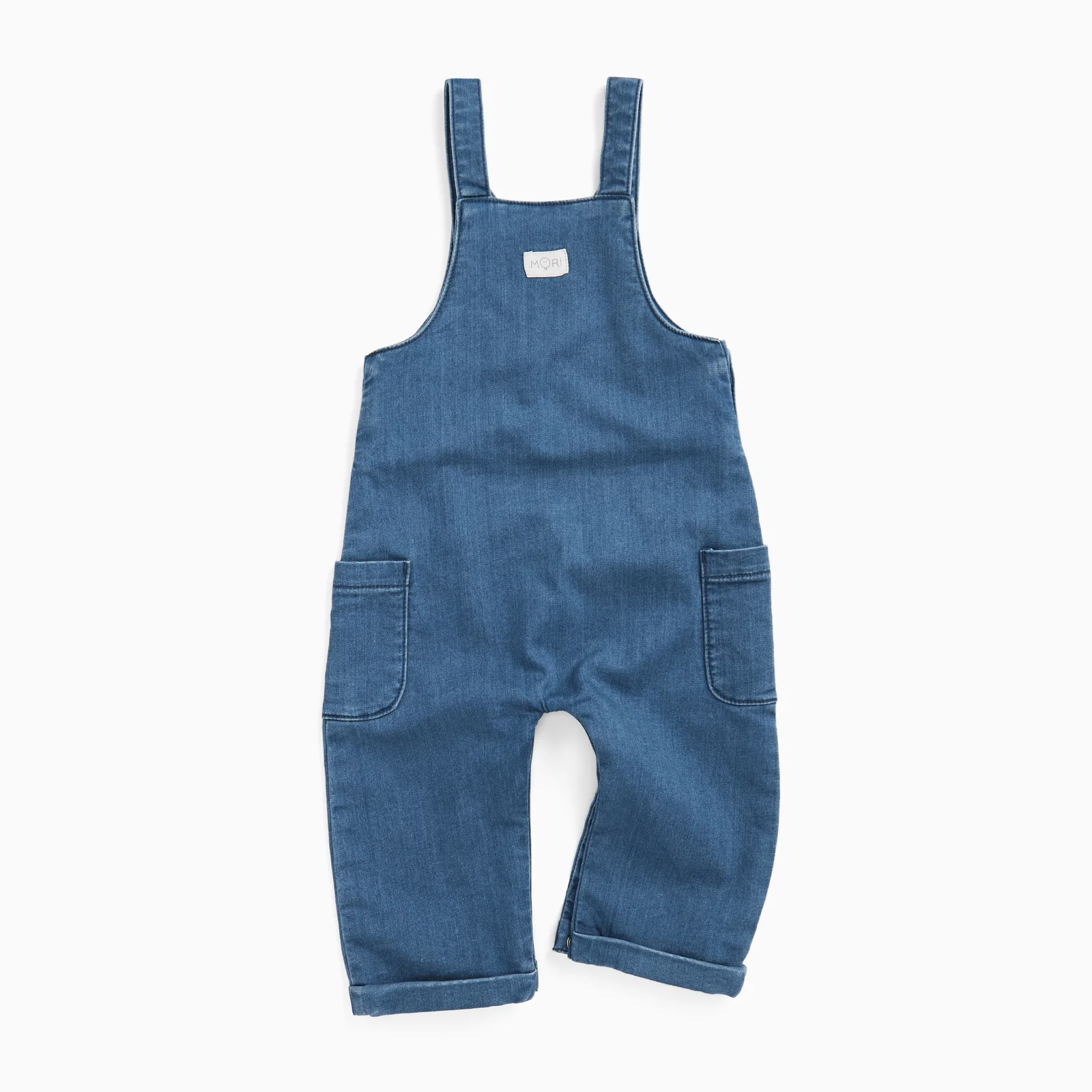 Soft Blue Denim Dungarees - Image 3