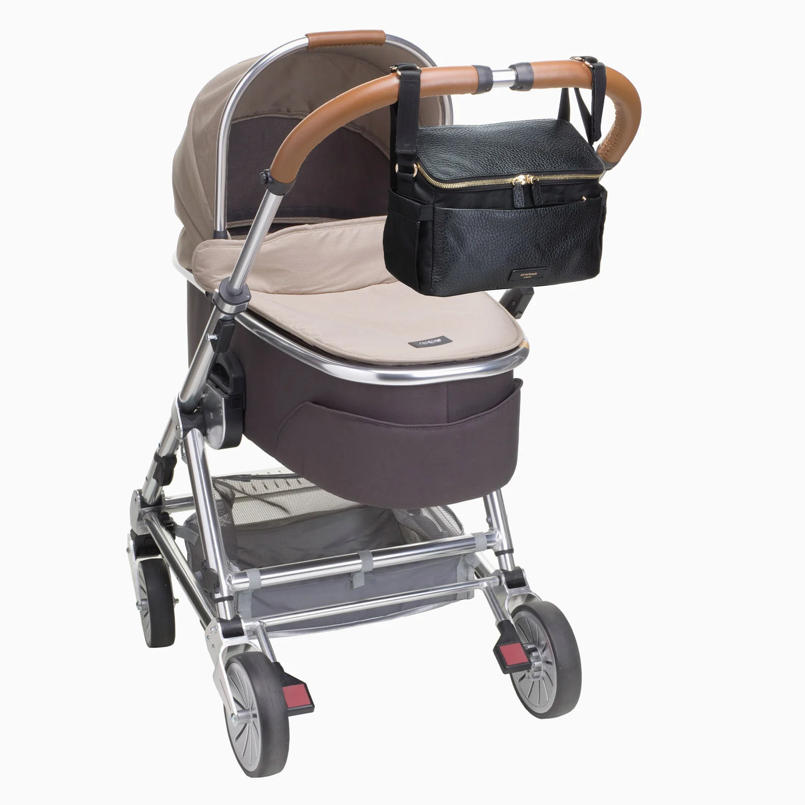 Storksak Alyssa Stroller Bag - Black & Gold - Image 3