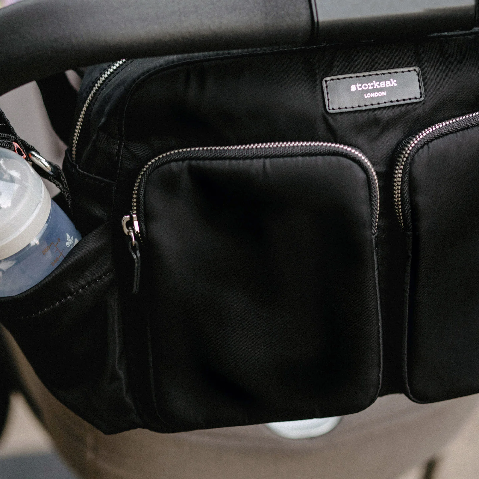 Storksak Eco Stroller Bag - Black - Image 6