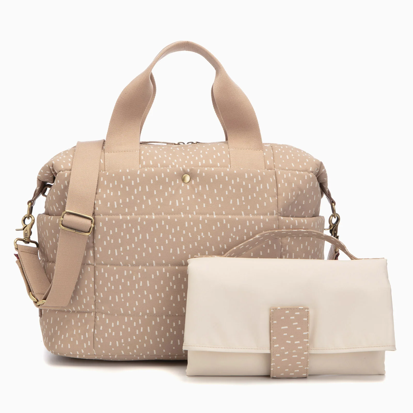 Storksak Organic Tote Changing Bag - Seashell - Image 7