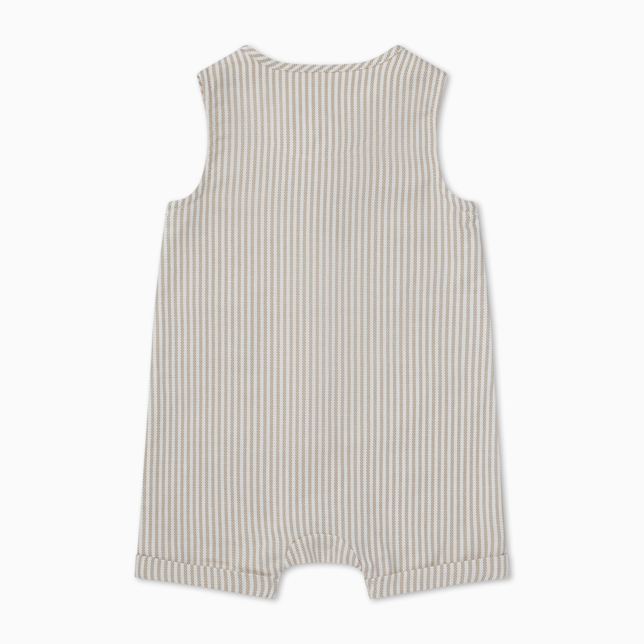 Striped Organic Cotton Beach Romper - Image 5