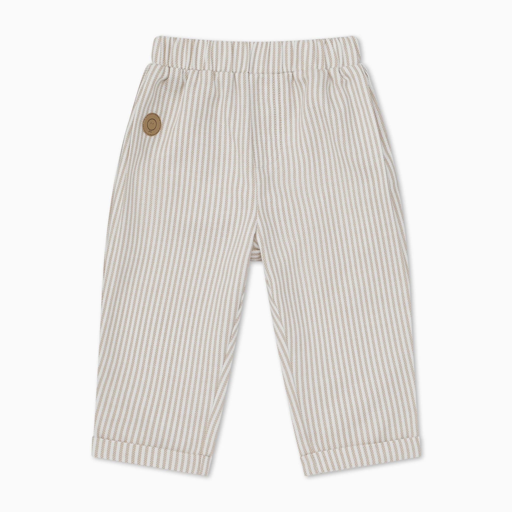 Striped Organic Cotton Trousers - Image 2