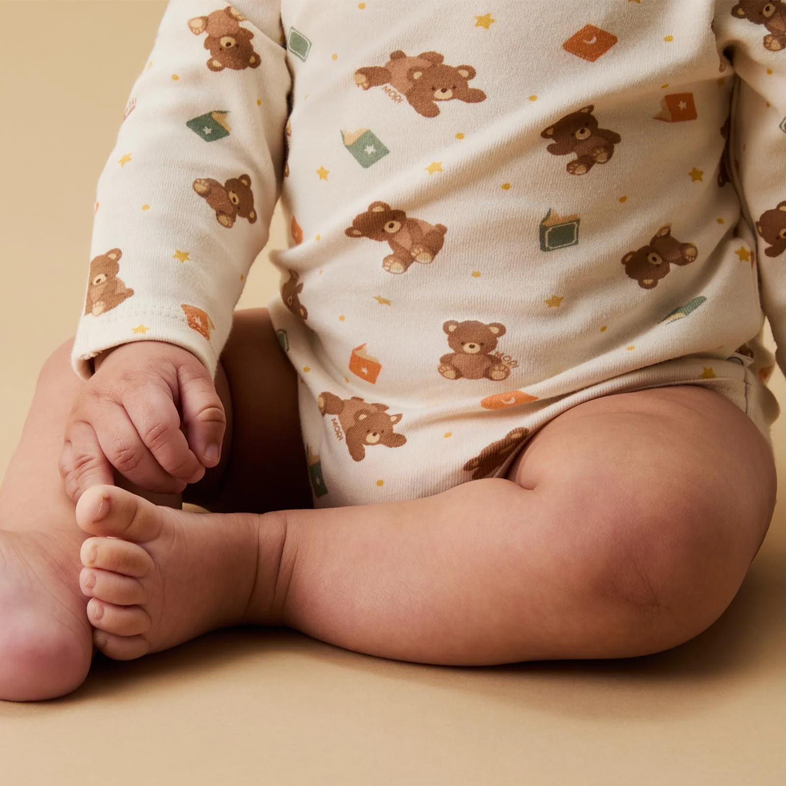 Teddy Bear Long Sleeve Bodysuit