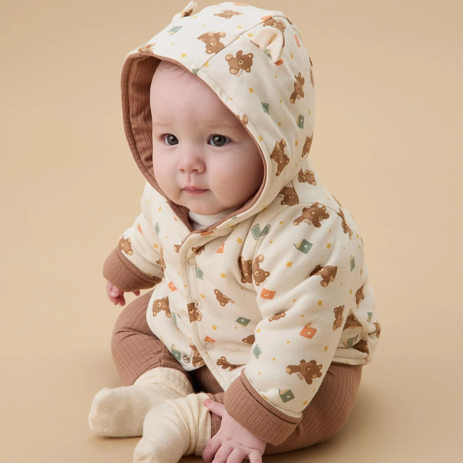 Teddy Bear Reversible Hooded Jacket