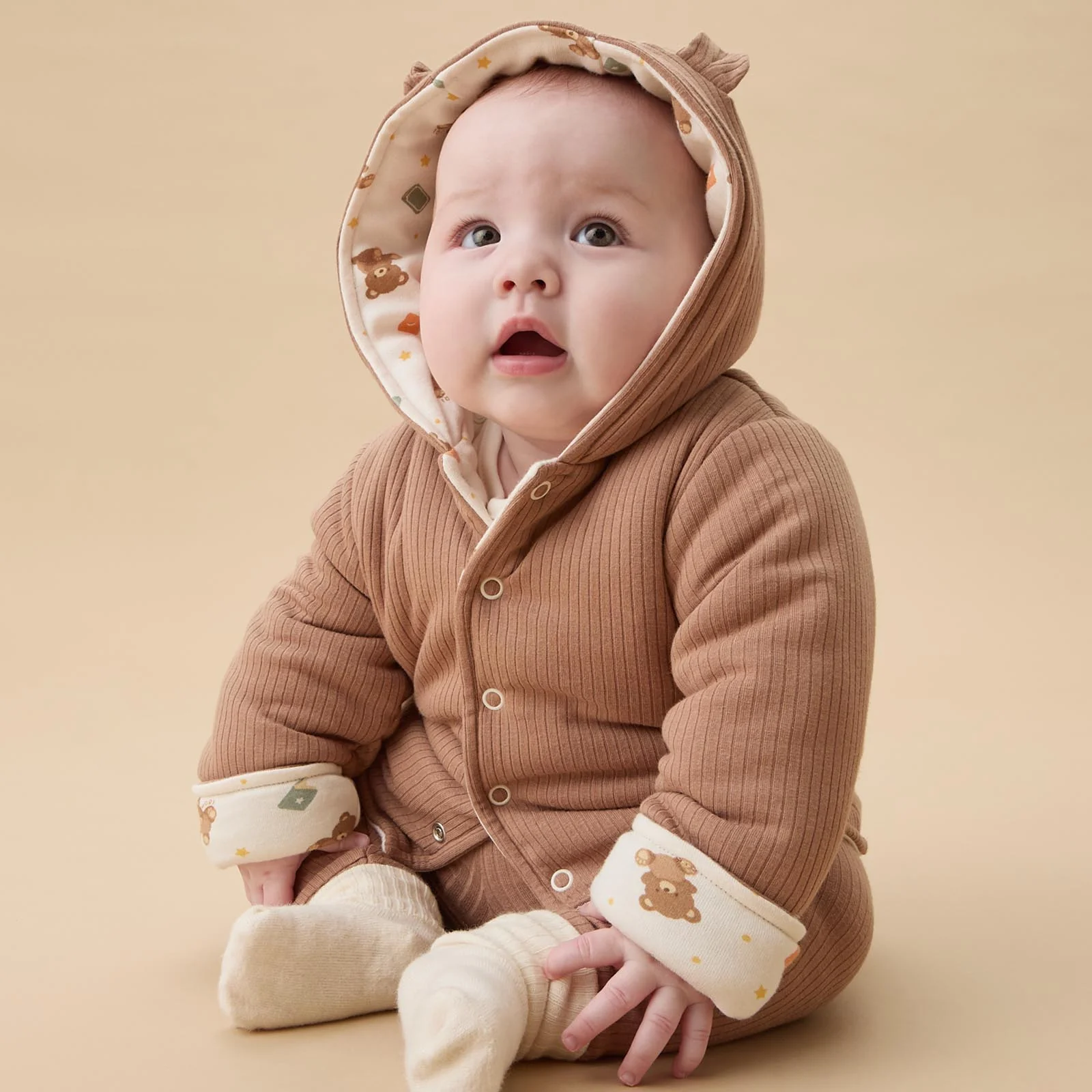 Teddy Bear Reversible Hooded Jacket - Image 2