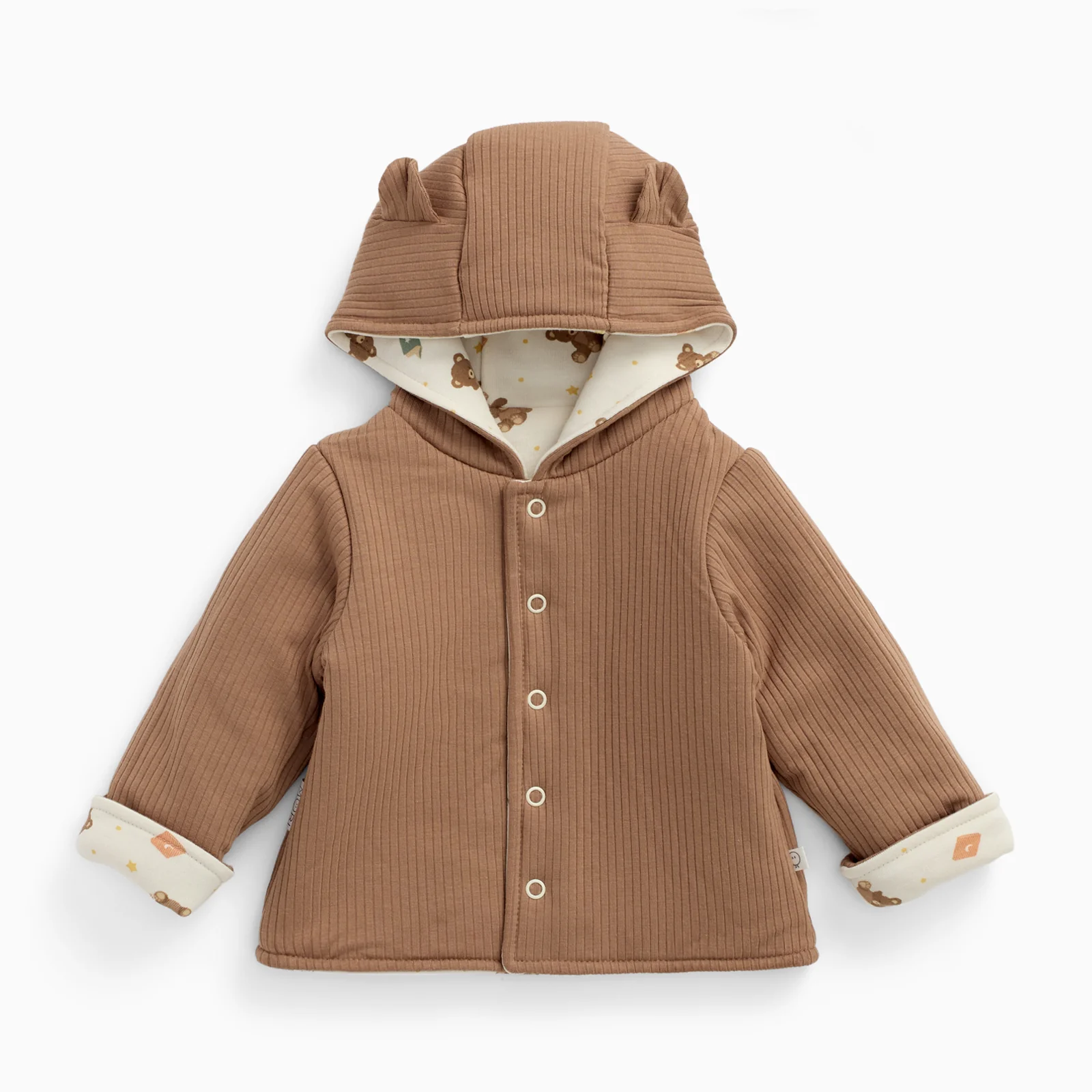 Teddy Bear Reversible Hooded Jacket - Image 4