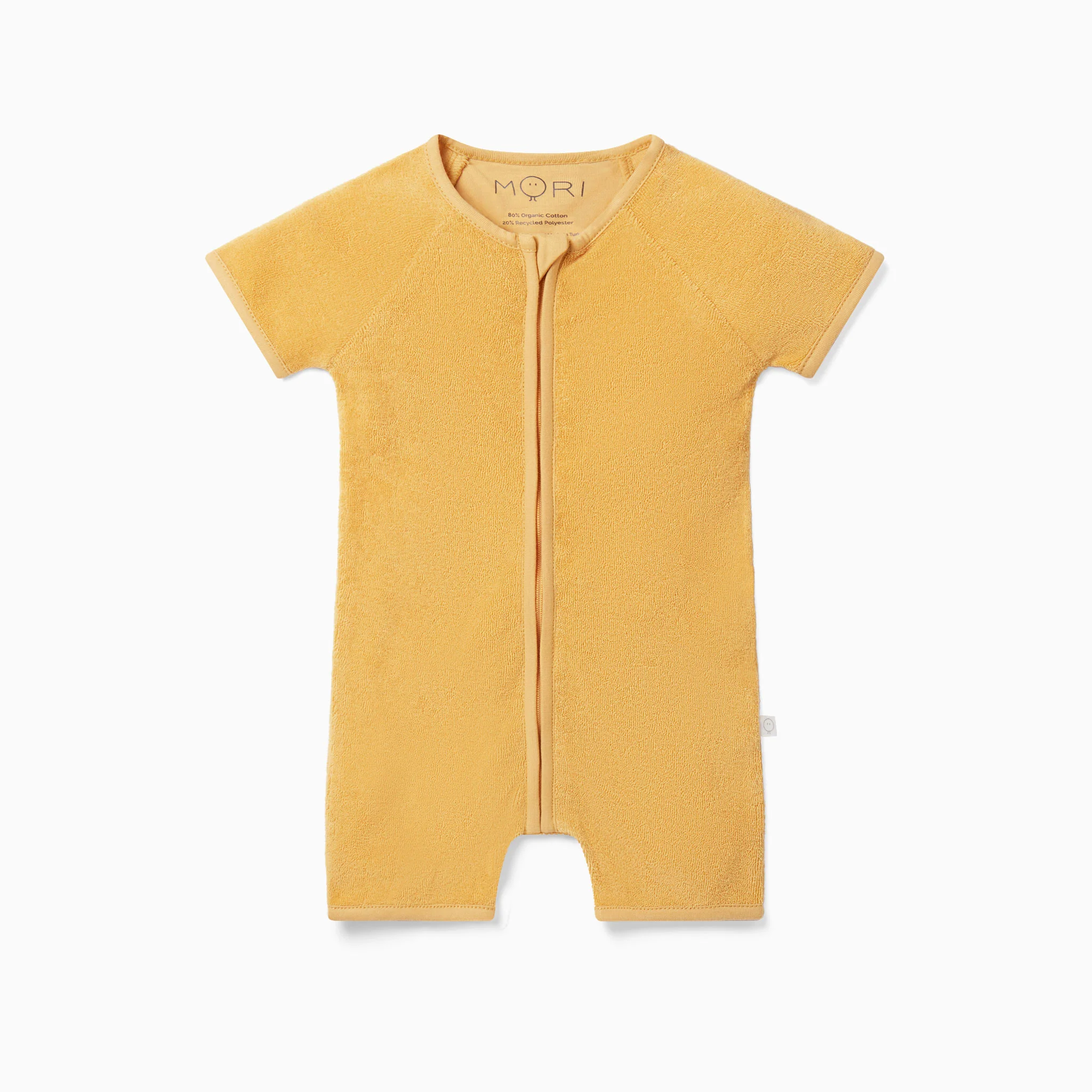Terry Towelling Zip-Up Romper - Image 2