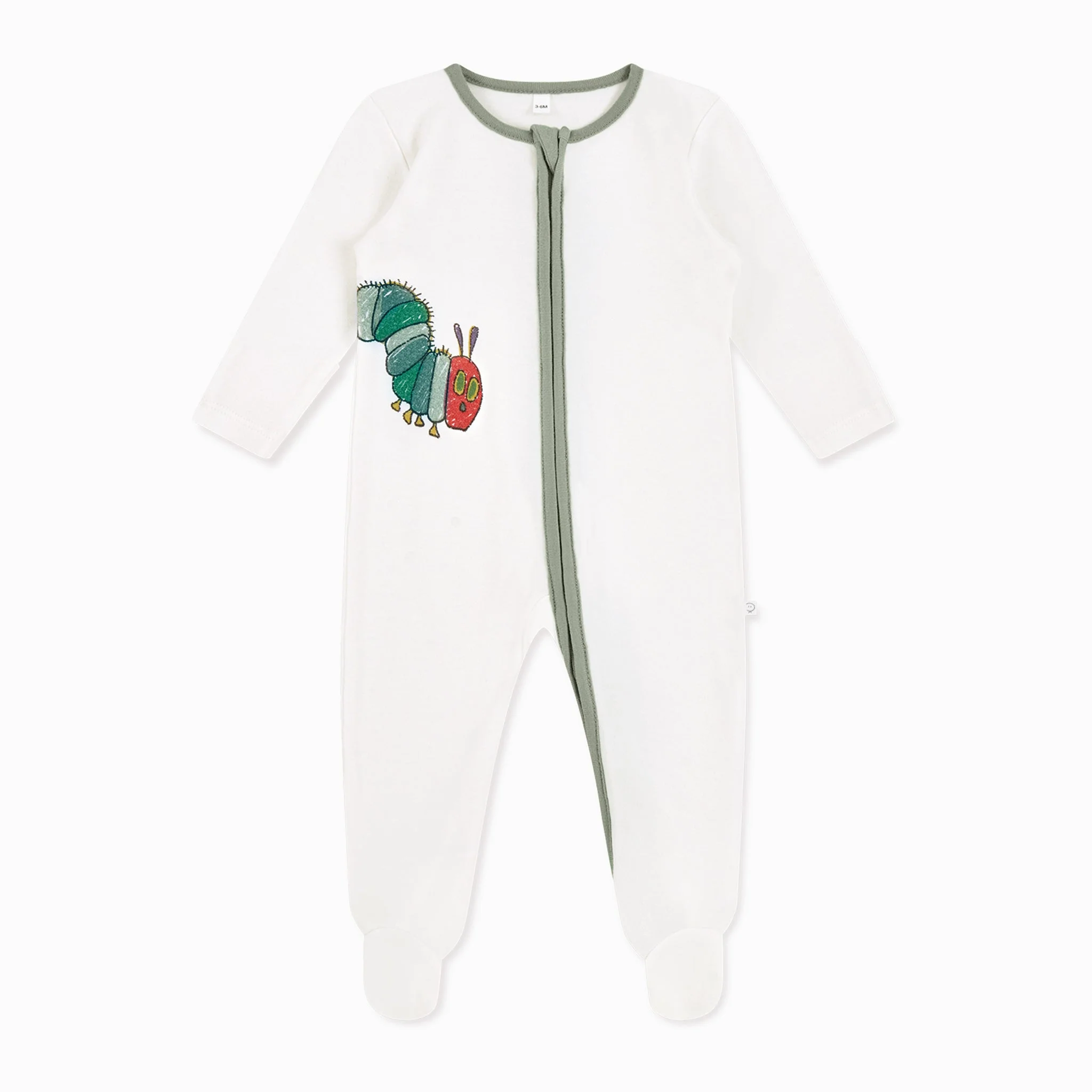 Very Hungry Caterpillar Clever Zip Sleepsuit - Image 3