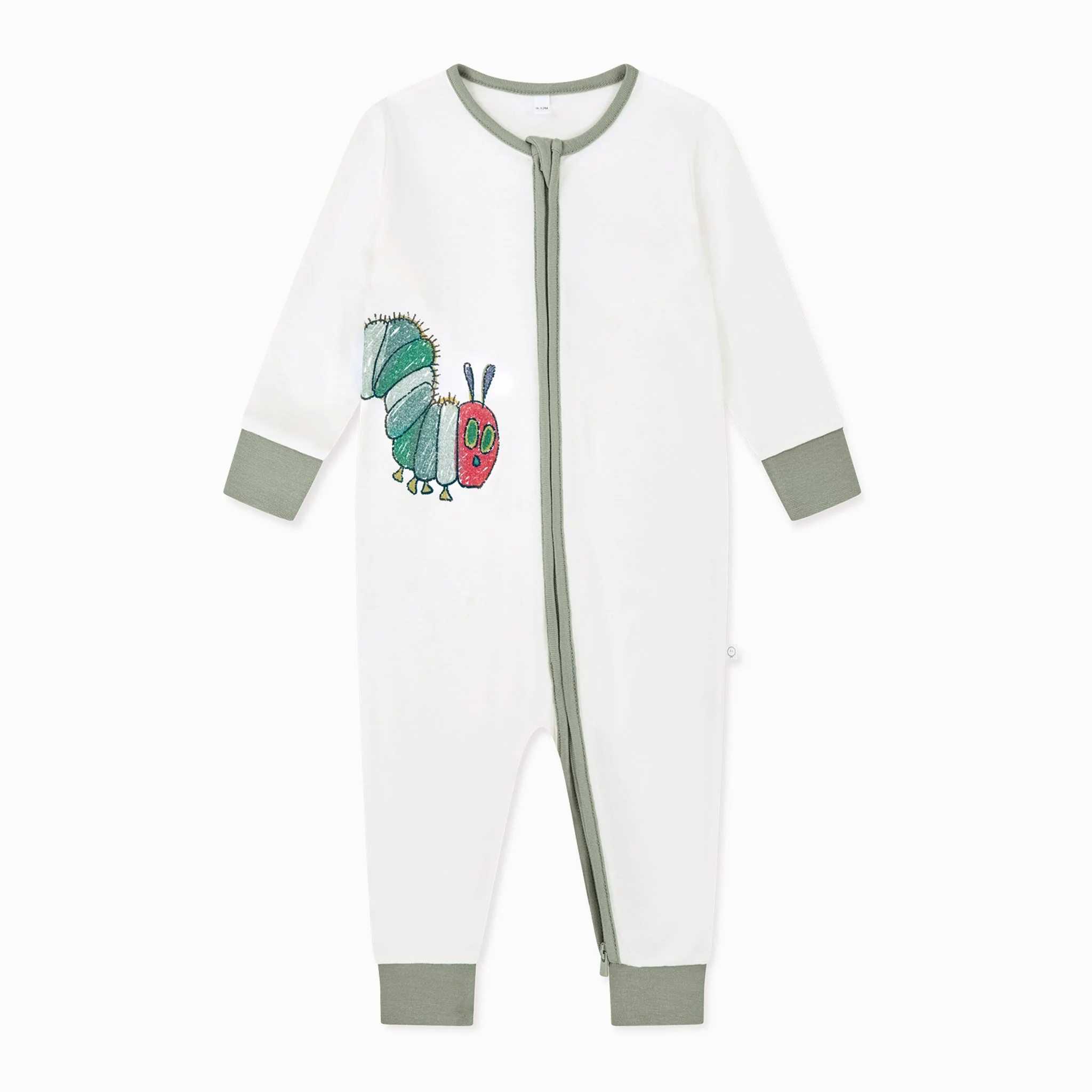 Very Hungry Caterpillar Clever Zip Sleepsuit - Image 4