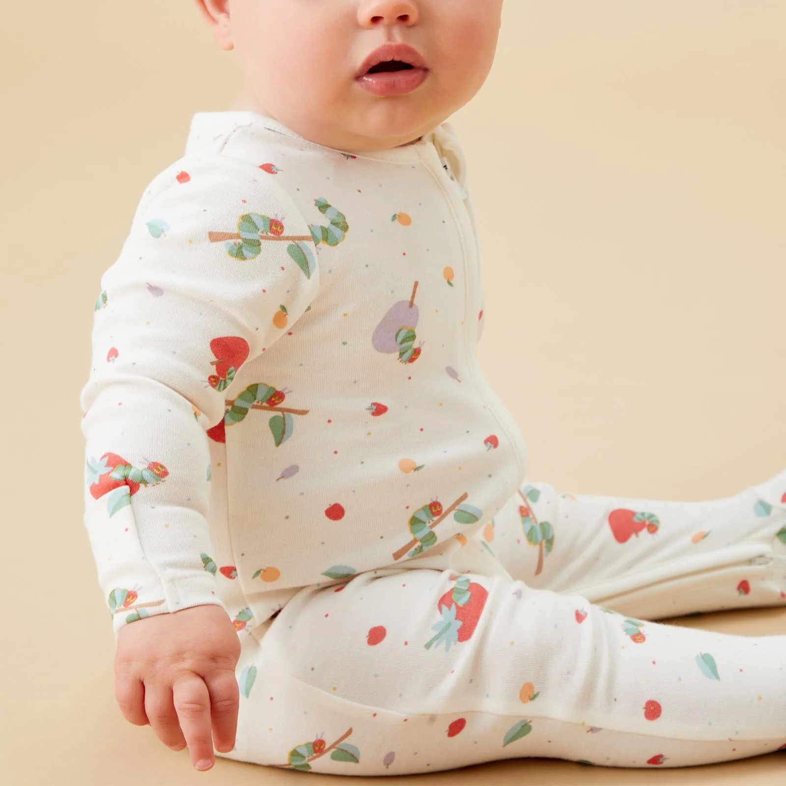 The Very Hungry Caterpillar Clever Zip Sleepsuit - Image 4