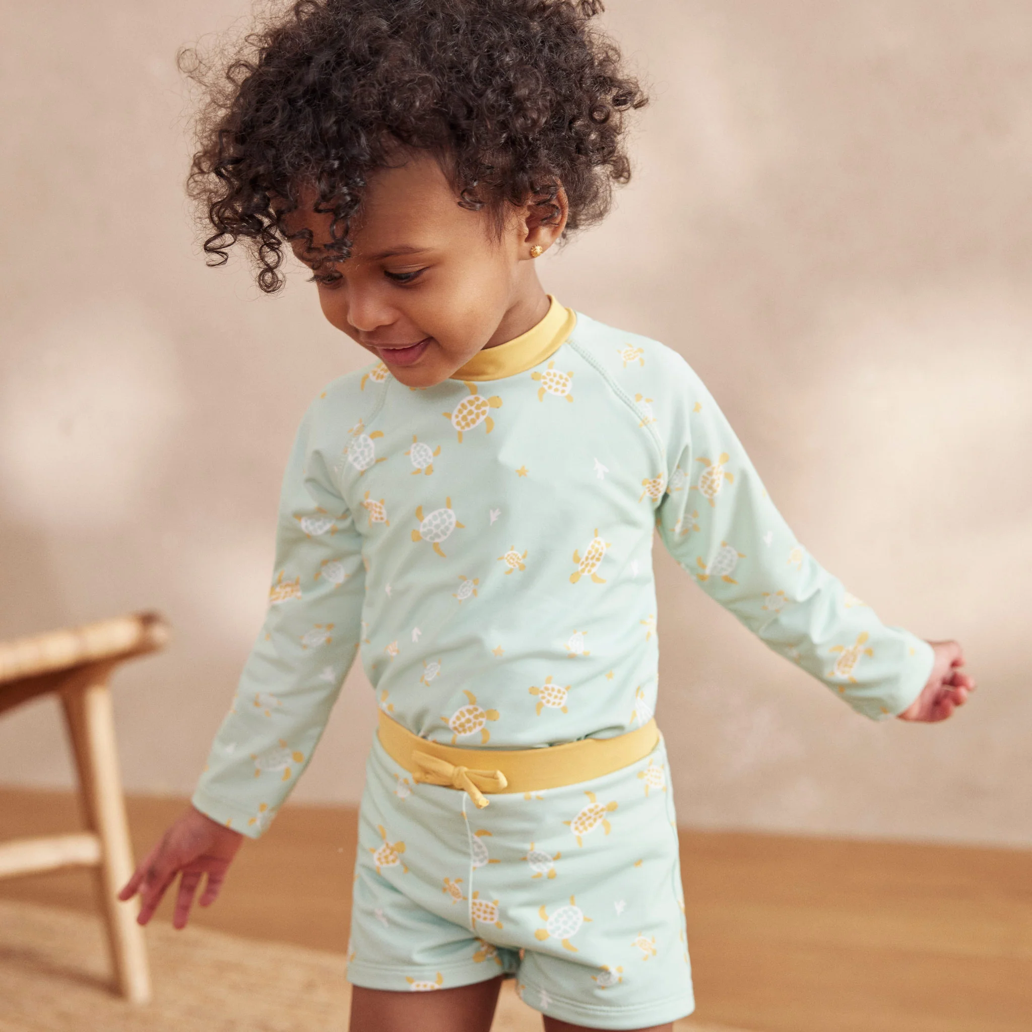 Turtle Rash Vest & Swim Shorts Set