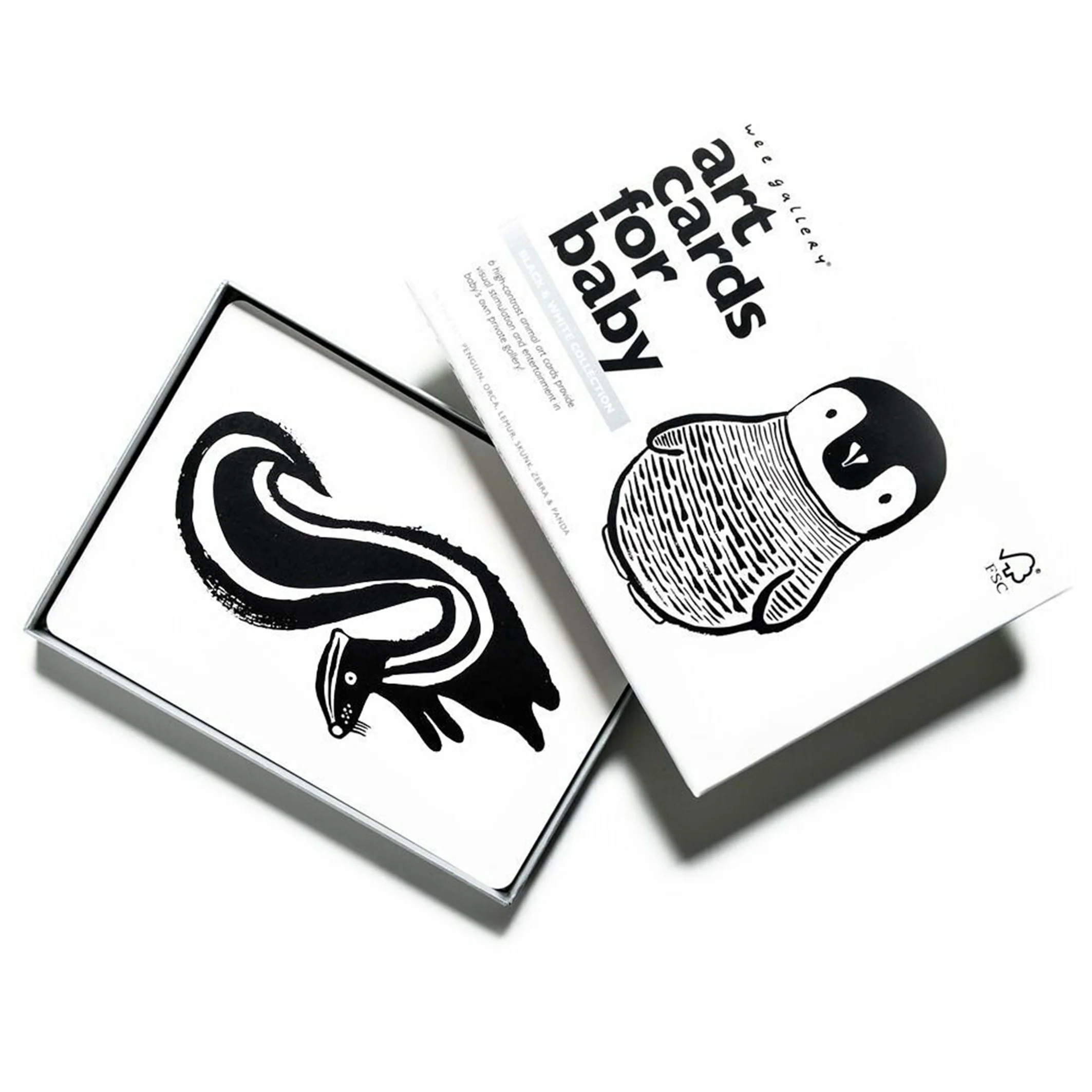 Wee Gallery Black & White Art Cards for Baby
