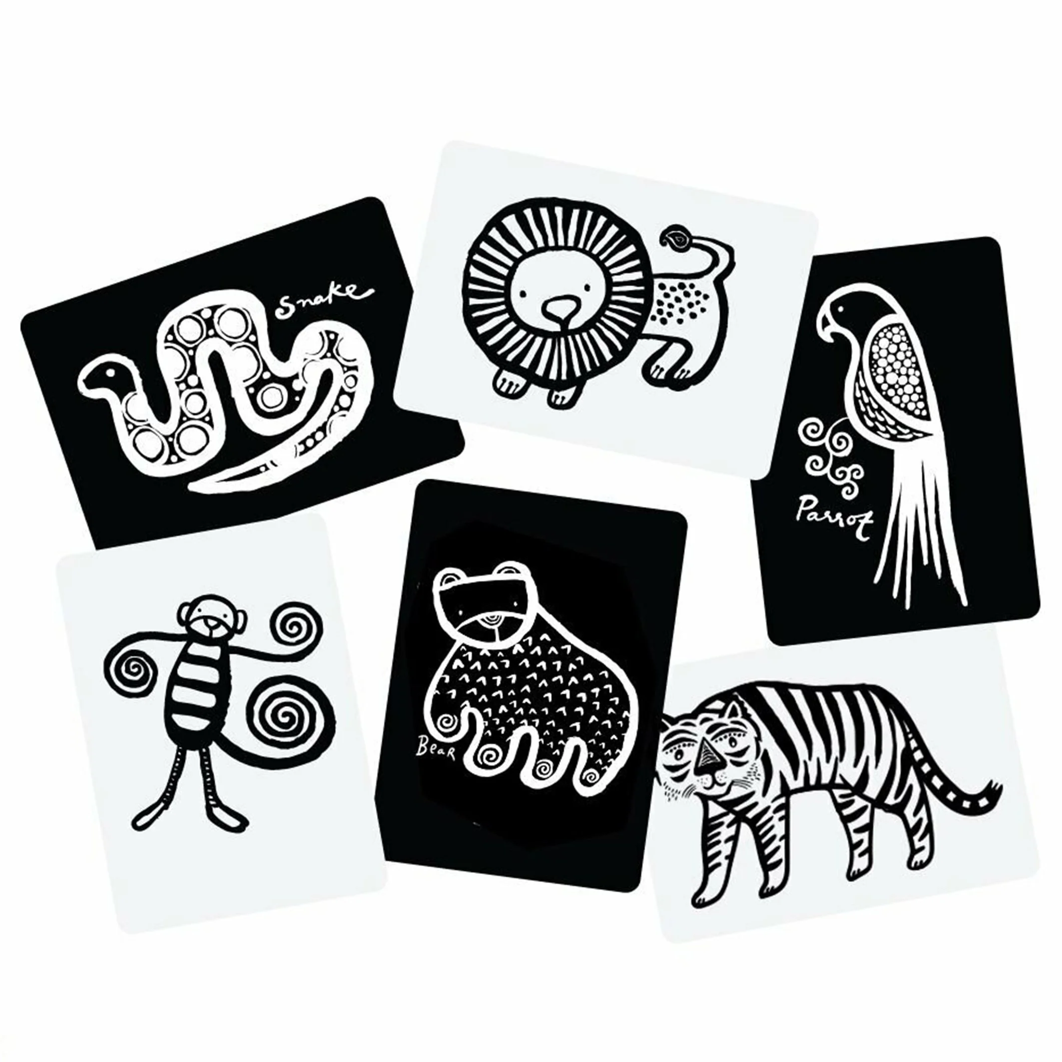Wee Gallery Jungle Art Cards for Baby