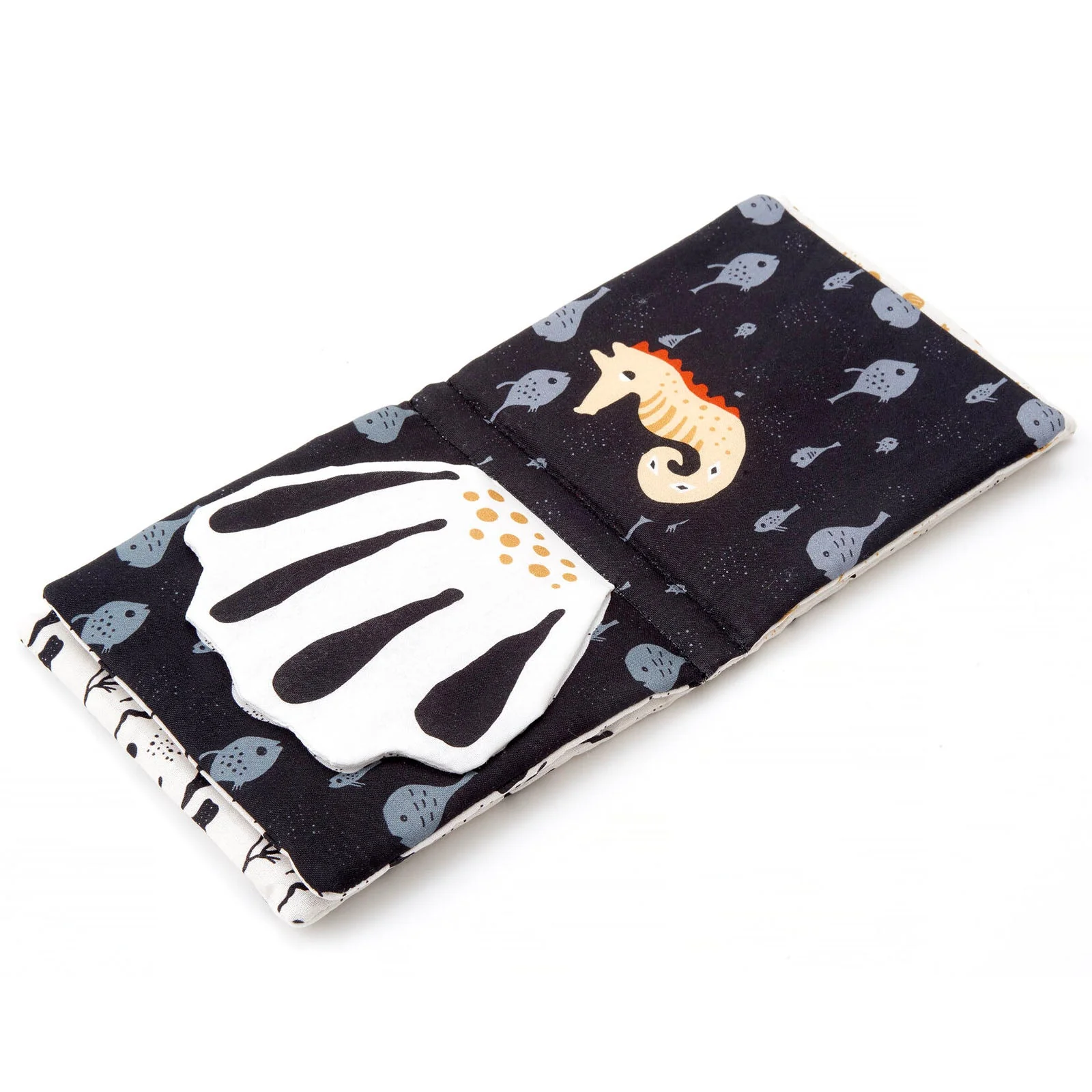 Wee Gallery Peekaboo Ocean Soft Cloth Book - Image 3