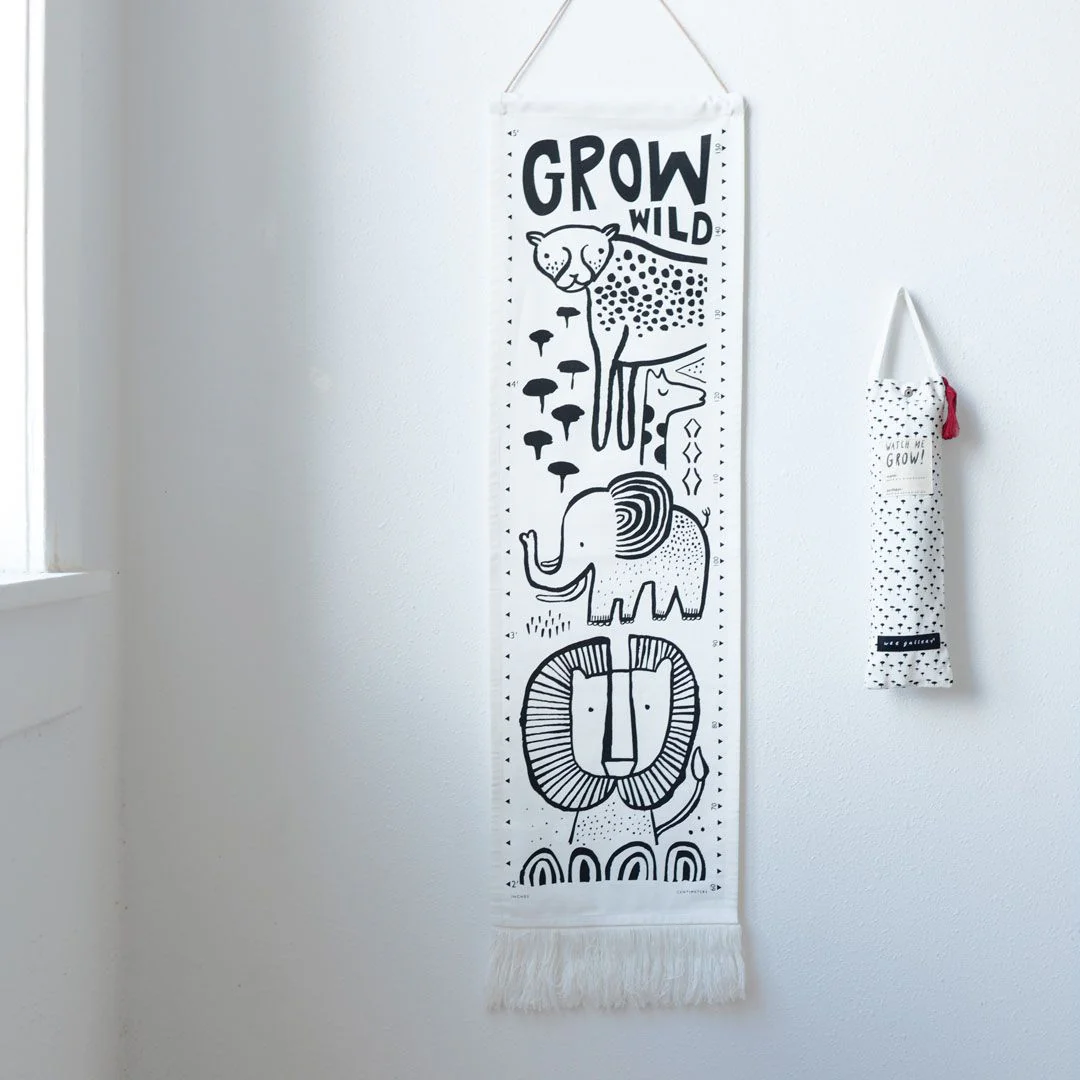 Wee Gallery Safari Canvas Growth Chart - Image 2