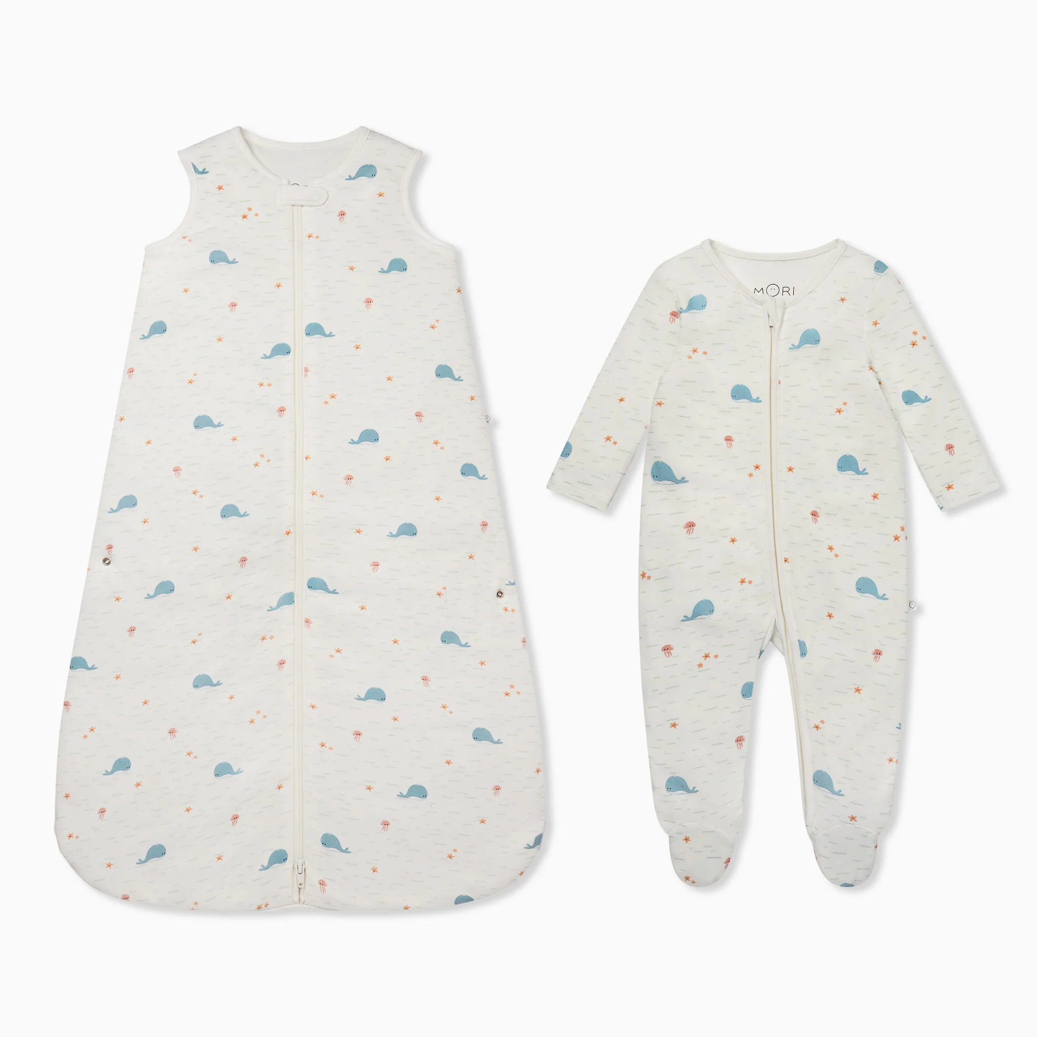 Whale Front Opening Bedtime Set 1.5 TOG - Image 2