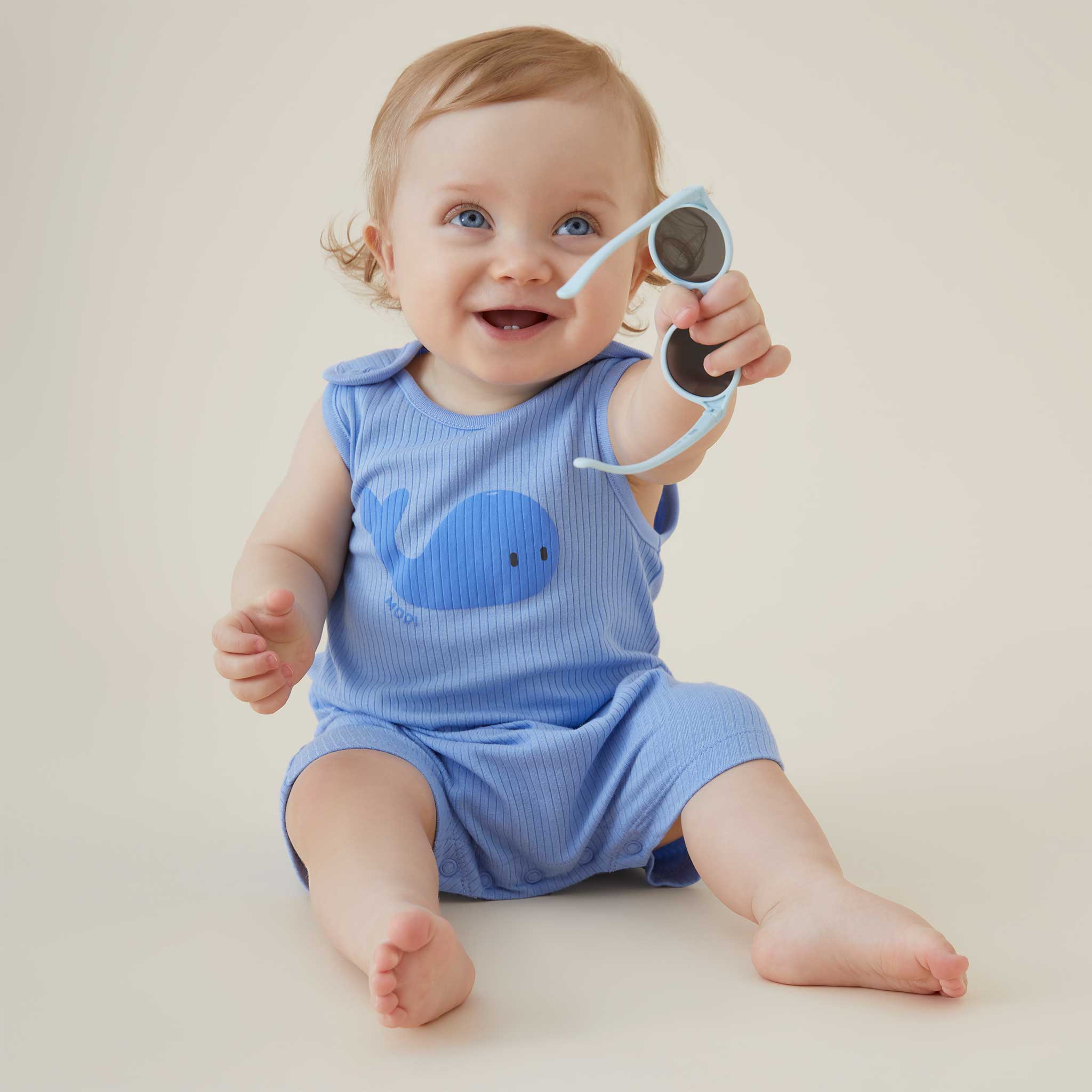Whale Ribbed Beach Romper - Image 6