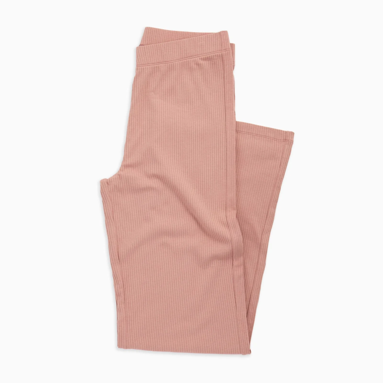 Women's Ribbed Collared Pyjamas - Rose - Image 4