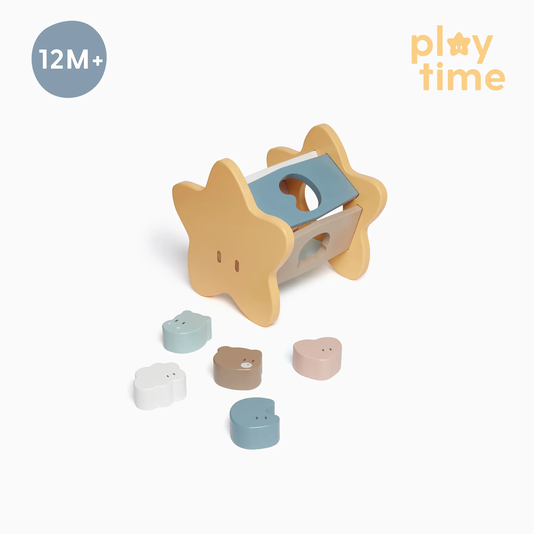 Wooden Star Shape Sorter - Image 5