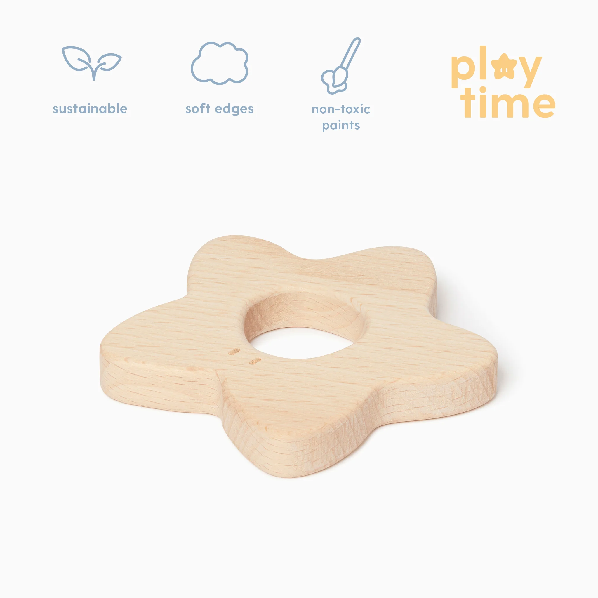 Wooden Star Teether - Image 2