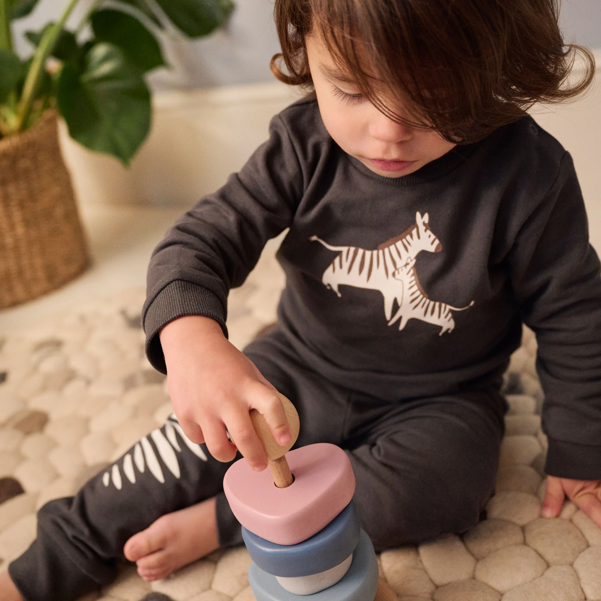 Zebra Sweatshirt & Joggers Outfit