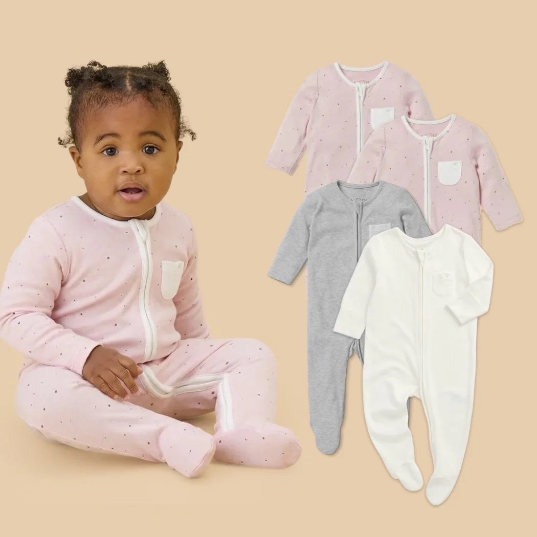Clever Zip Sleepsuit 4 Pack - Image 9